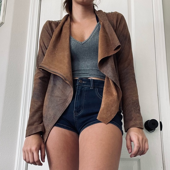 Embroidered Leather Shyanne Jacket - Picture 3 of 3